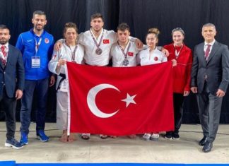 Avrupa Açık Judo Turnuvası'nda bir gümüş, 2 bronz madalya