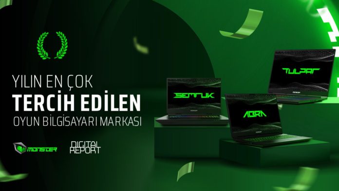 2021’in en çok tercih edilen oyun bilgisayarı markası Monster Notebook oldu!