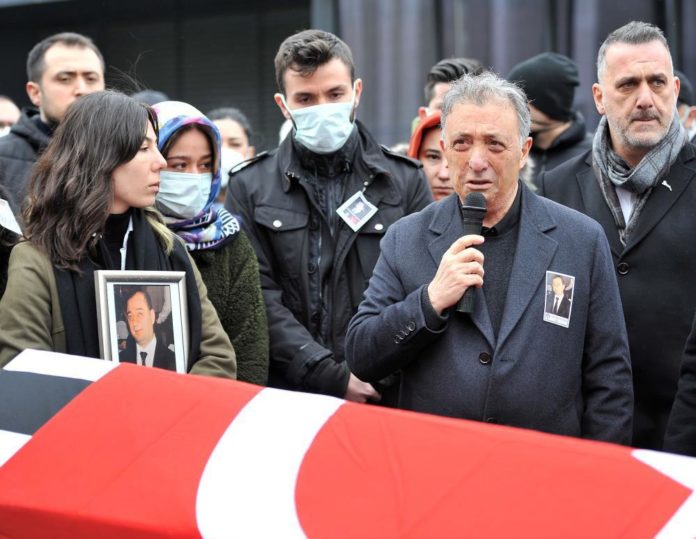 Beşiktaş Kulübü’nde Necip Sever için tören düzenlendi