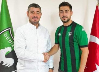 Denizlispor'da Okan Derici sevinci