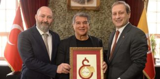 Barcelona Başkanı Laporta, Galatasaray Kulübü'nün kurulduğu liseyi gezdi