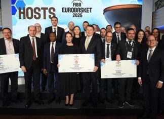 FIBA EuroBasket 2025'e Letonya, Kıbrıs Rum Kesimi ve Finlandiya ev sahipliği yapacak