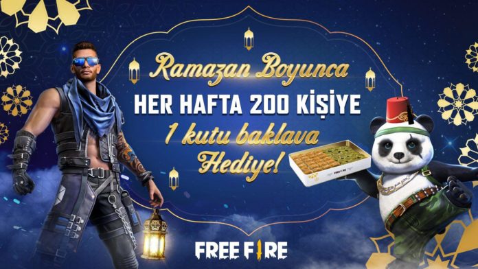 Türk Baklavası Free Fire oyununa ödül olarak eklendi!