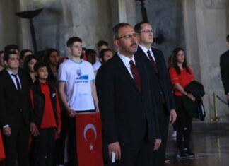 Bakan Kasapoğlu Anıtkabir’i ziyaret etti