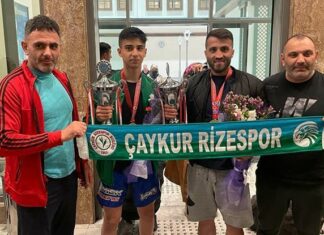 Çaykur Rizespor Kick Boks Takımı'ndan 2 dünya şampiyonluğu