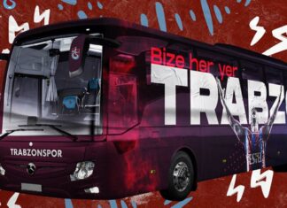 Trabzonspor takım otobüsünün dış dizaynı taraftar oylarıyla değişti