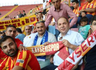 Giresunspor maçında Develi'den Yukatel Kayserispor'a tam destek