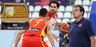 Basketbol Milli Takımız'dan Gürcistan'a baklavalı gönderme!