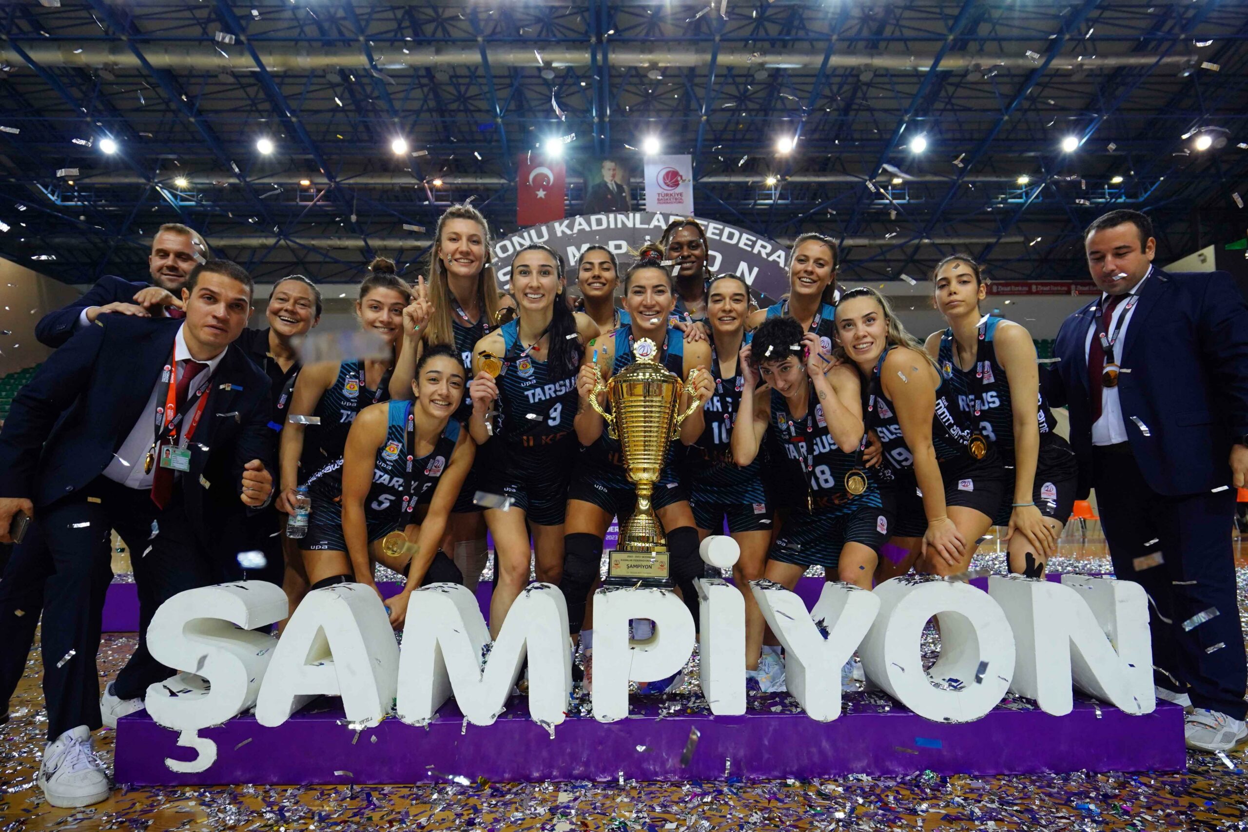 Kadınlar Federasyon Kupası'nda şampiyon Tarsus Belediyesi