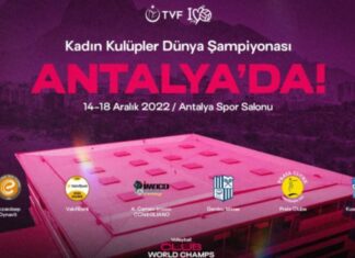 FIVB Kadın Kulüpler Dünya Şampiyonası, Antalya'da düzenlenecek