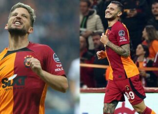 Dries Mertens ve İcardi ilk gol sevincini yaşadı