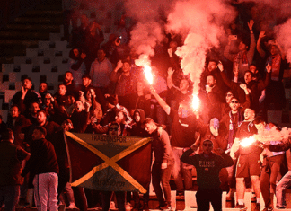 Trabzonsporlu taraftarlar Sırbistan'da gözaltına alındı