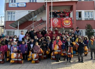 Galatasaray taraftarından Elazığ'da yürekleri ısıtan hareket