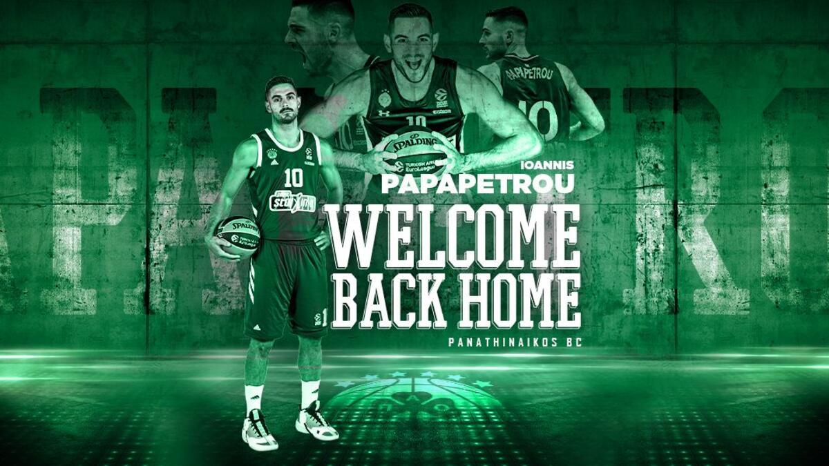 Papapetrou, Panathinaikos’a geri döndü – Basketbol Haberleri