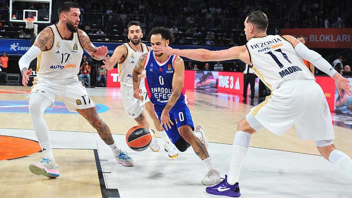 (ÖZET) Anadolu Efes – Real Madrid maç sonucu: 80-103 | Efes, 2’de 0 ile başladı – Basketbol Haberleri