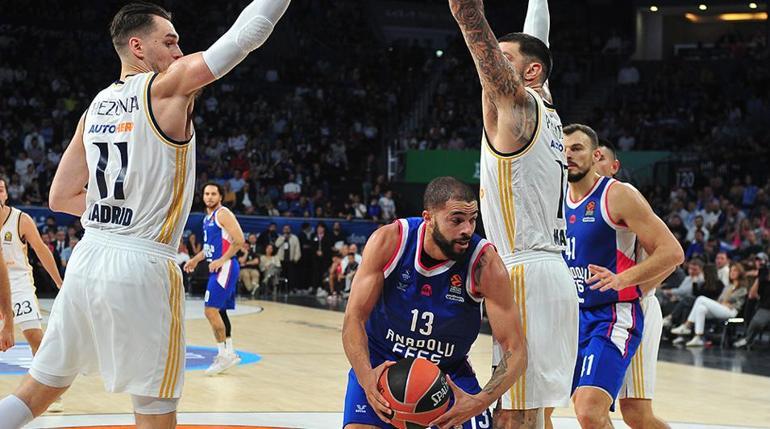 (ÖZET) Anadolu Efes - Real Madrid maç sonucu: 80-103 | Efes, 2de 0 ile başladı