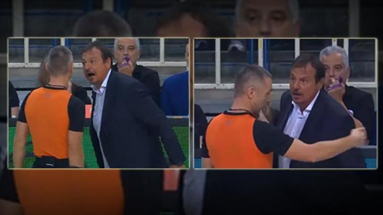 Ergin Ataman çılgına döndü, maçtan atıldı Sezona kötü başlangıç...