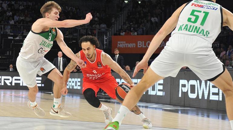 (ÖZET) Anadolu Efes - Zalgiris Kaunas maç sonucu: 86-82 | Kötü gidişe uzatmada son