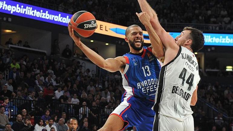 Anadolu Efes - Partizan maçı sonucu: 100-94 | Anadolu Efes, Partizanı mağlup etti