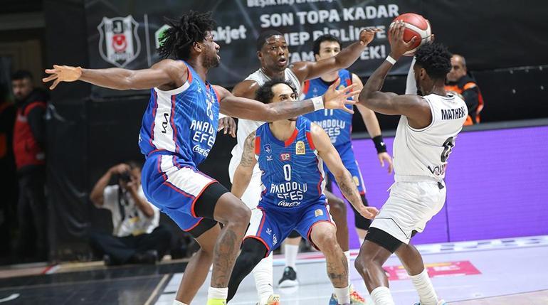 Beşiktaş Emlakjet - Anadolu Efes maç sonucu: 85-77 | Kartaldan evinde 7de 7