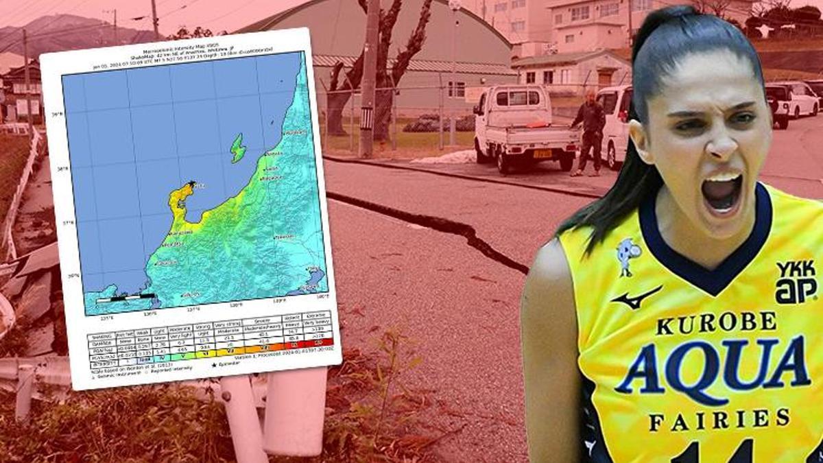 Japonya’da korkutan deprem! Milli voleybolcu Derya Cebecioğlu’nun takımı tahliye edildi – Voleybol Haberleri