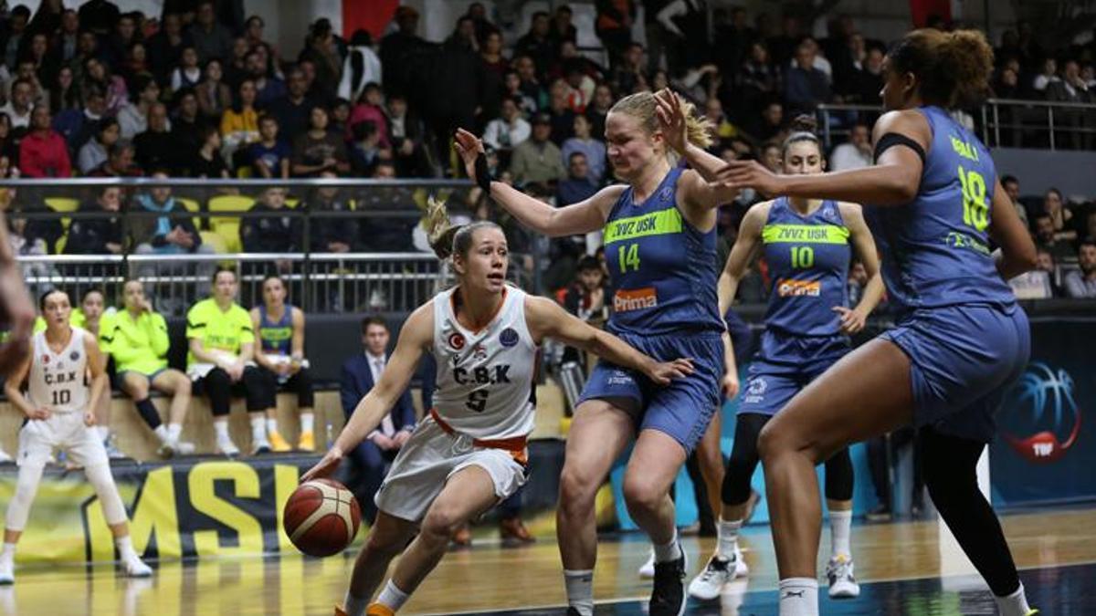 FIBA Kadınlar Avrupa Ligi: Çukurova Basketbol: 56 – USK Prag : 77 – Basketbol Haberleri