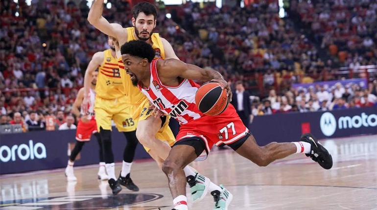 EuroLeaguede Barcelonayı farklı geçen Olympiacos seriyi eşitledi