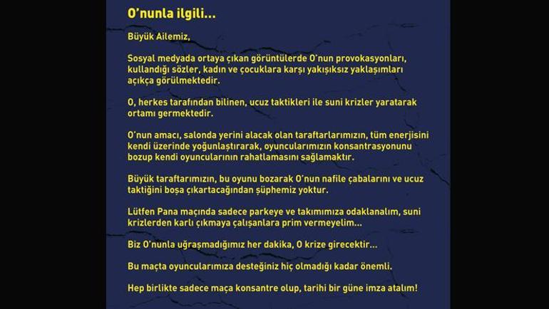 Fenerbahçeli yönetici Sertaç Komsuoğlunun paylaşımı Ergin Atamanın ismini anmadan eleştirdi