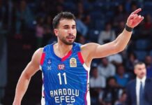 Anadolu Efes’ten ayrılan Erten Gazi’nin yeni adresi Fenerbahçe Beko – Basketbol Haberleri