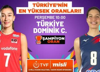 Türkiye-Dominik Cumhuriyeti maçının en yüksek oranları Misli’de! – Voleybol Haberleri