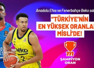 Anadolu Efes ve Fenerbahçe Beko sahnede, “Türkiye’nin En Yüksek Oranları” Misli’de! – Basketbol Haberleri