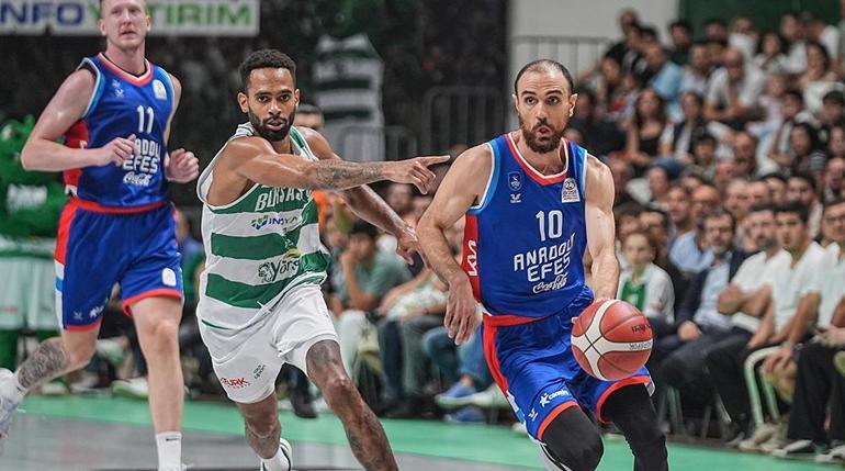 Bursaspor Basketbol - Anadolu Efes maç sonucu: 78-99