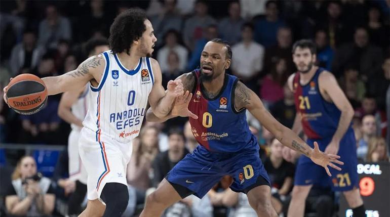 Barcelona - Anadolu Efes maç sonucu: 90-80 | Üst üste 5. yenilgi