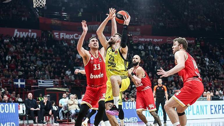 Fenerbahçeden EuroLeaguede dev zafer (ÖZET) Olympiakos-Fenerbahçe Beko maç sonucu: 77-87