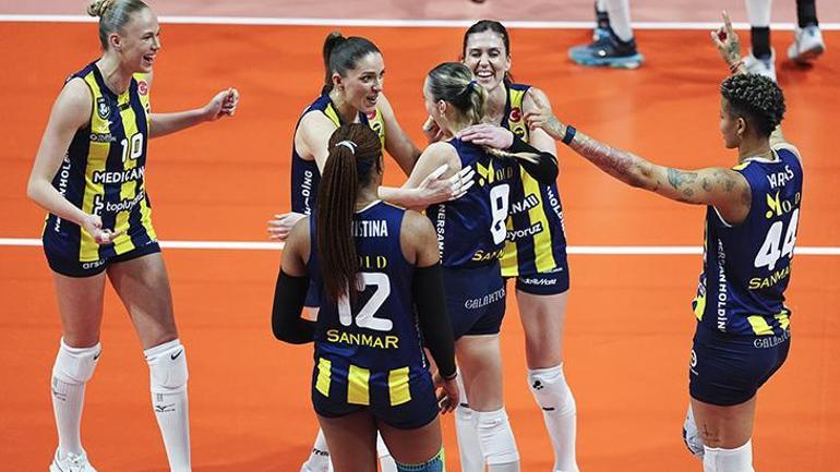 Filede Türk derbisi Fenerbahçe Medicananın VakıfBank - Fenerbahçe maçı sonucu: 0-3